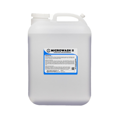 CCI Microwash2 Clear 2-in-1 Ink and Emulsion Remover - 5 Gallon