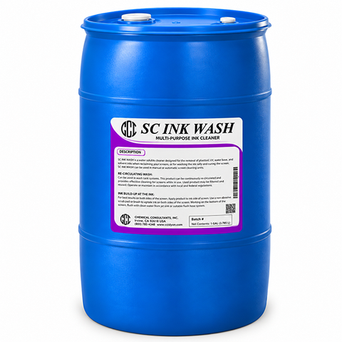 CCI SC Ink Wash Multi-Purpose Ink Cleaner - 55 Gallon Drum