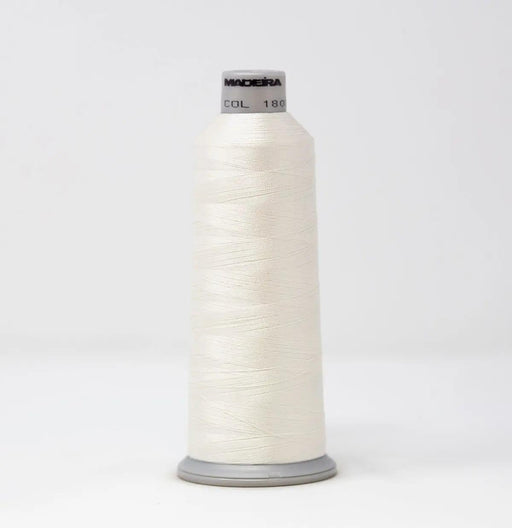 Madeira Polyneon 1803 Cream White Embroidery Thread 5500 Yards Madeira