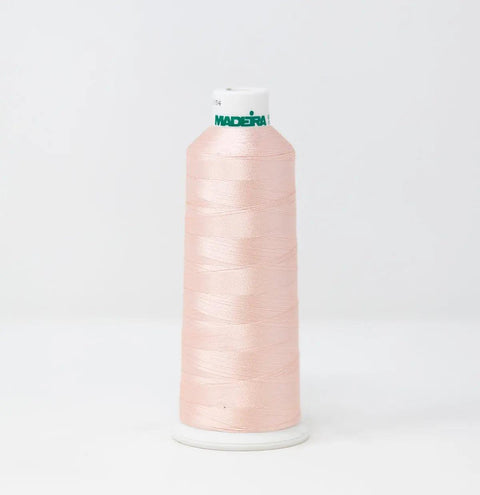 Madeira Rayon 1013 Peach Blush Embroidery Thread 5500 Yards