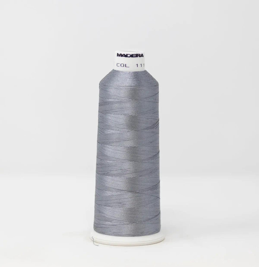 Madeira Rayon 1118 Overcast Gray Embroidery Thread 5500 Yards