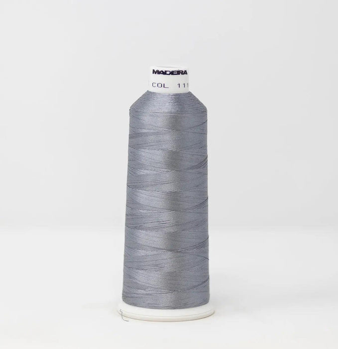 Madeira Rayon 1118 Overcast Gray Embroidery Thread 5500 Yards