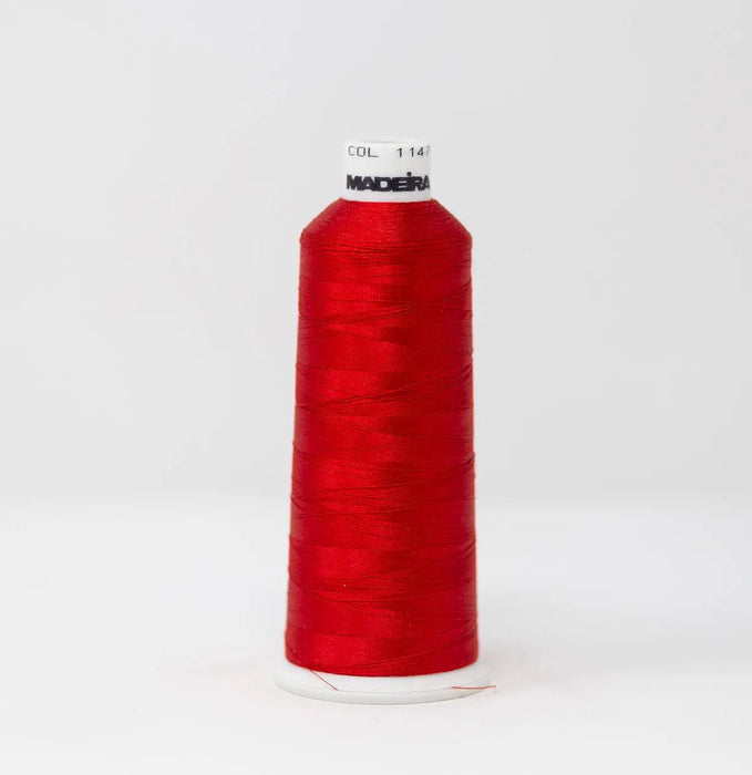Madeira Rayon 1147 Christmas Red Embroidery Thread 5500 Yards