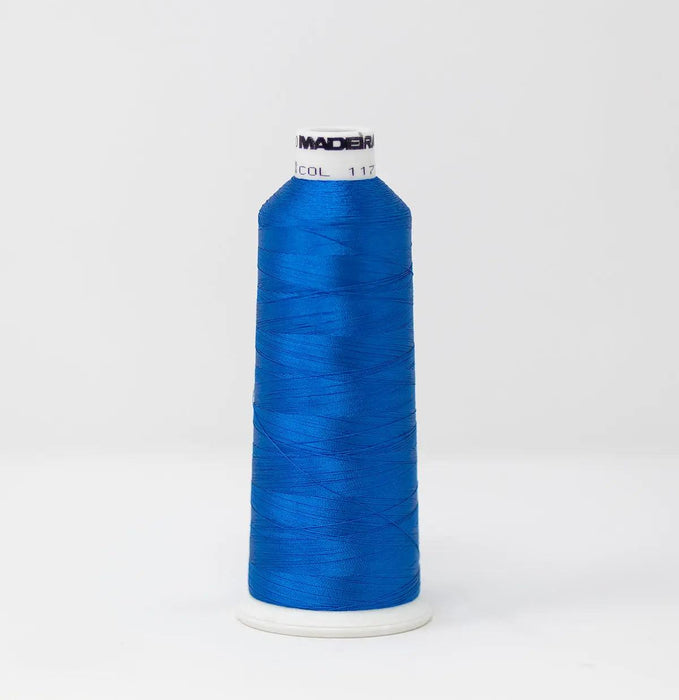 Madeira Rayon 1177 Blue Bird Embroidery Thread 5500 Yards Madeira