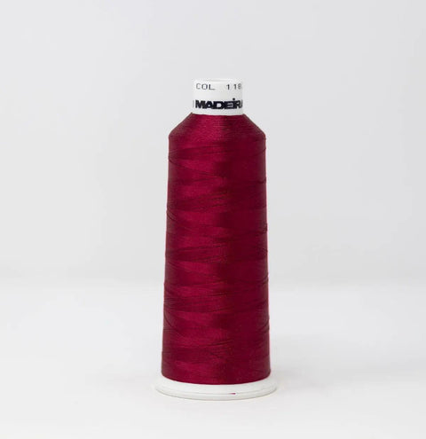 Madeira Rayon 1182 Mulberry Embroidery Thread 5500 Yards