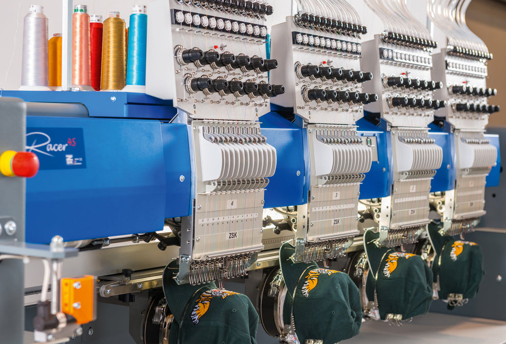 ZSK Racer 4S 4-Head 12 Needle Embroidery Machine