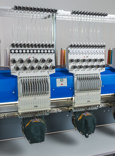 ZSK Racer 4S 4-Head 12 Needle Embroidery Machine