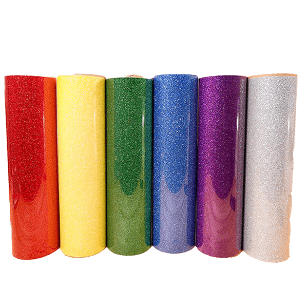 Siser Glitter 20" x YD Rainbow Coral 5yd Min