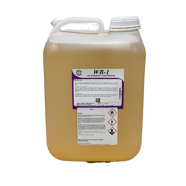 CCI WB-1 Ink Degradent/Mild Stain Remover - 55 Gallon