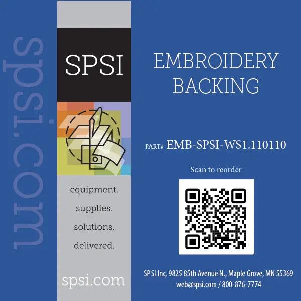 Embroidery Water Soluble 1.1oz - 10"x110yd Roll  (#486)