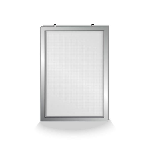 GSF 23" x 31" 110/55 White Thin Thread Mesh Alum Frame W/ MHM Pins